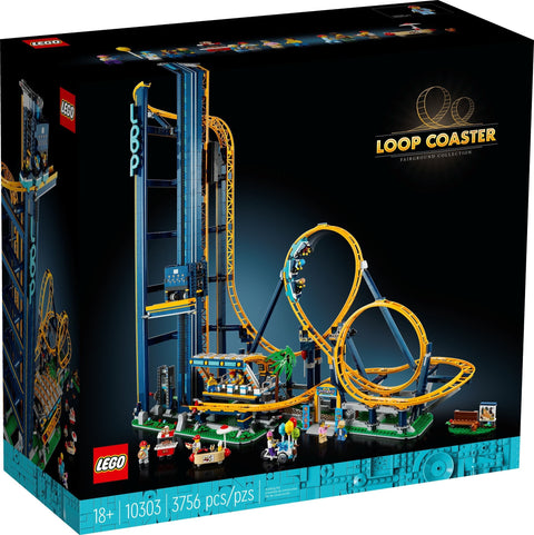 LEGO 10303 Loop Coaster: Build a Thrilling Fairground Icon - SuperSaverAU - view 1