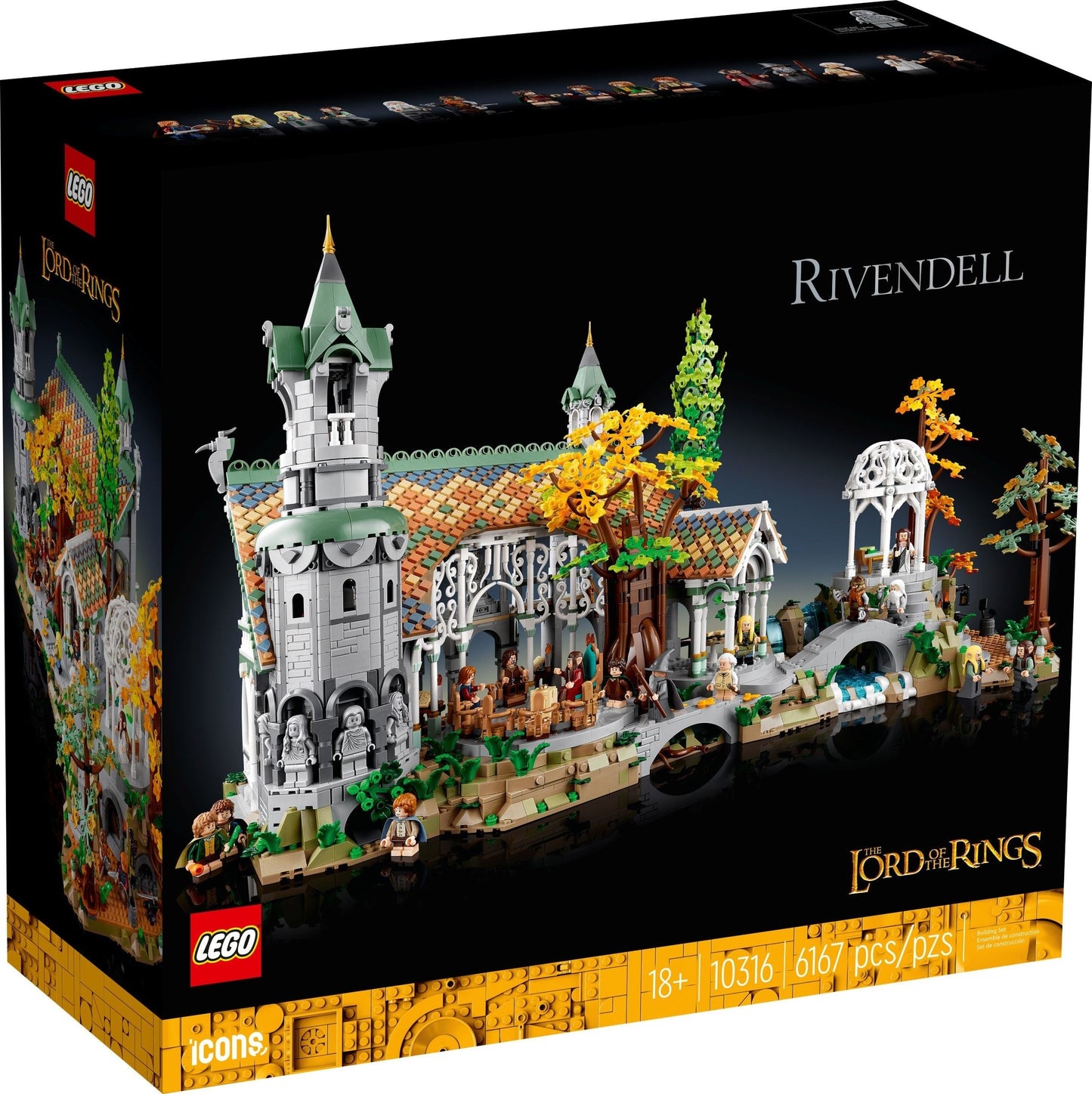 LEGO ICONS 10316 THE LORD OF THE RINGS: RIVENDELL- Auzzi Store