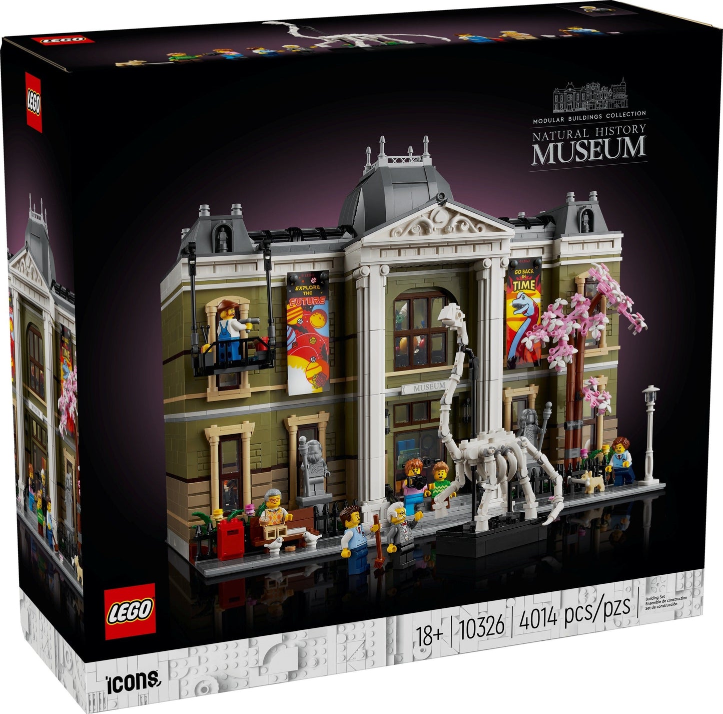 LEGO ICONS 10326 Modular Buildings Collection Museum of Natural History- Auzzi Store