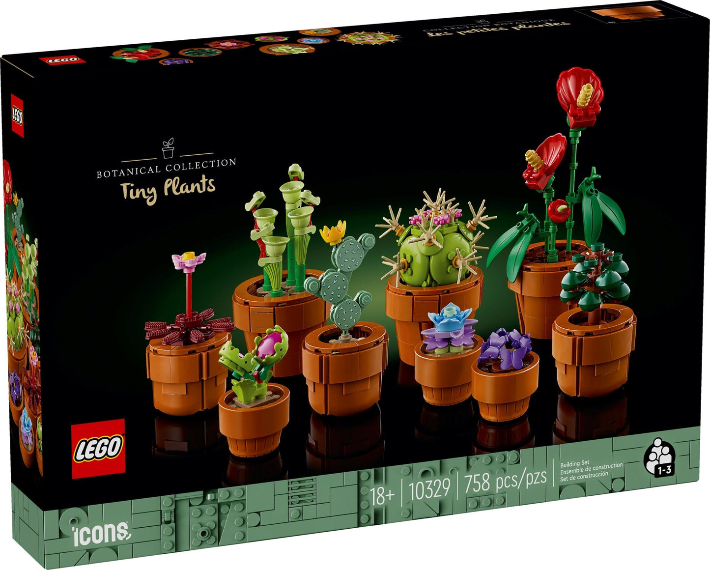 LEGO ICONS Series 10329 Botanical Collection Tiny Plants- Auzzi Store