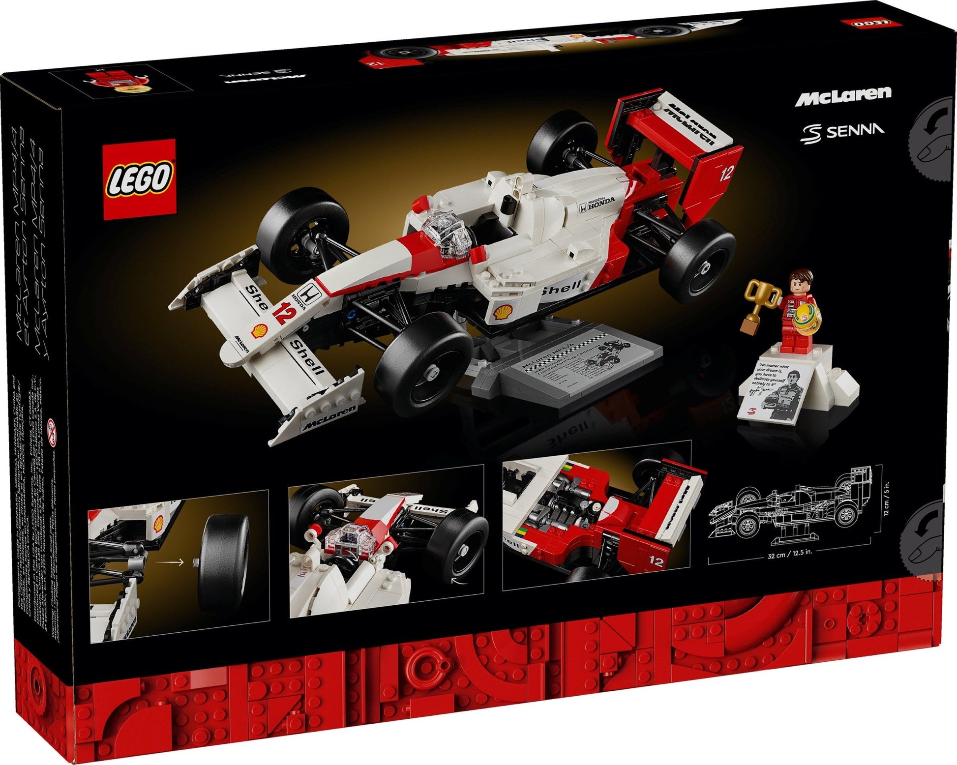 LEGO Icons Series 10330 McLaren MP4/4 & Ayrton Senna- Auzzi Store