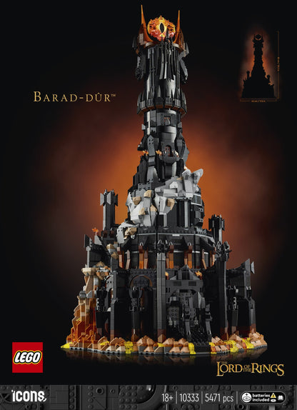 LEGO 10333 The Lord of the Rings Barad-dûr