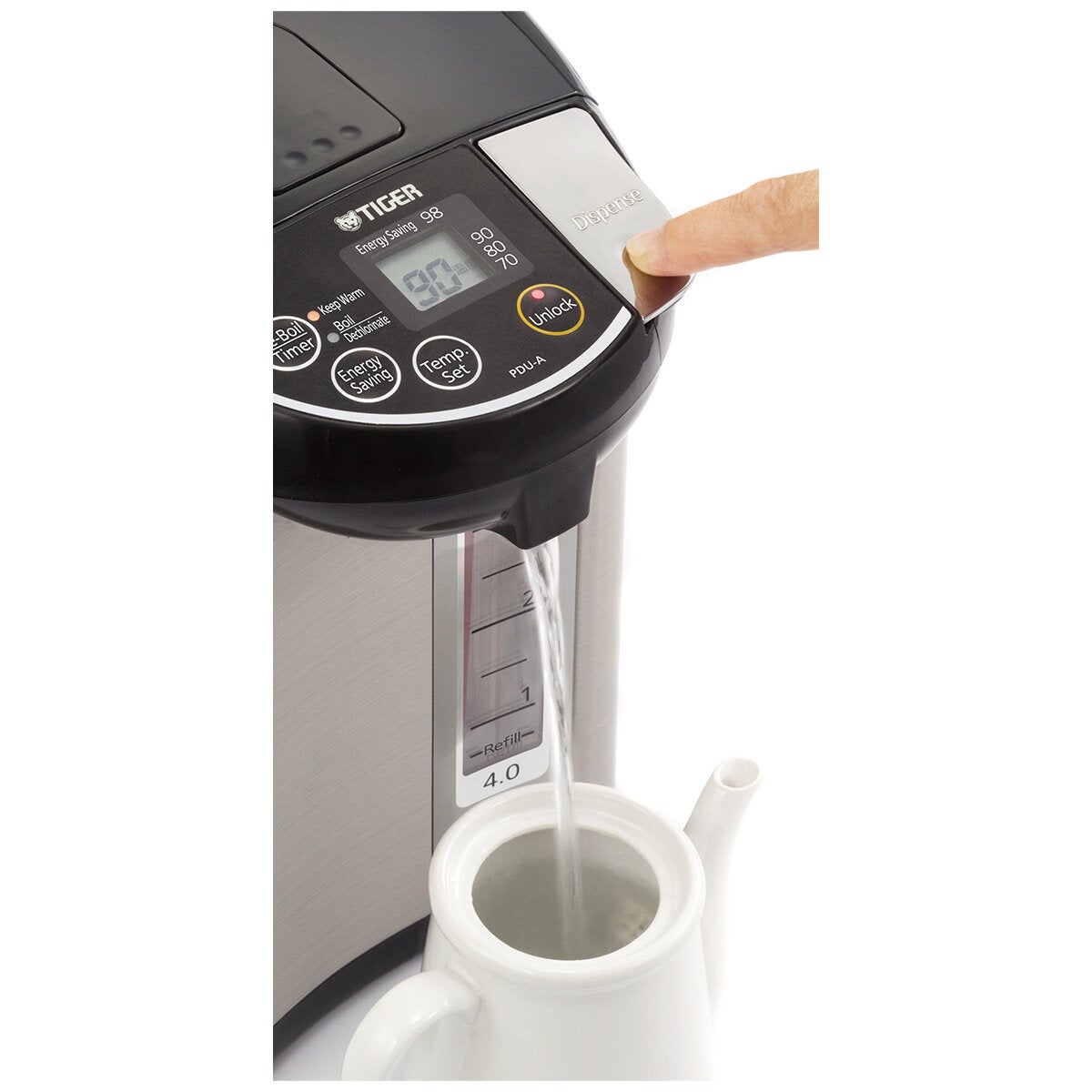 Tiger Electric Hot Water Dispenser 4 Litre Auto Lock Boiler Warmer PDU-A40A — image 3