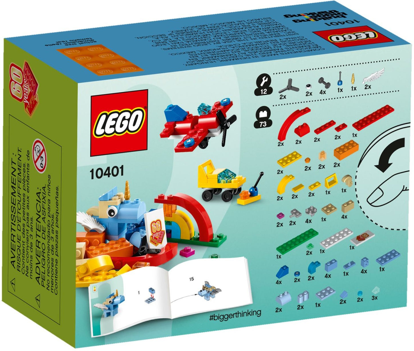 LEGO 10401 Rainbow Fun Building Set: Creative Play 5+ Years