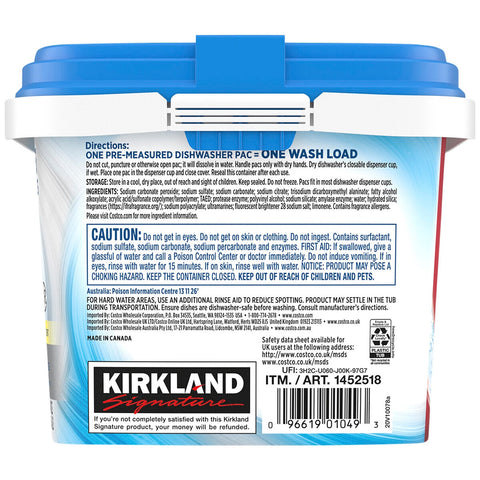 Kirkland Signature Safer Choice Dishwashing Pacs 2 x 115 Count - SuperSaverAU - view 2