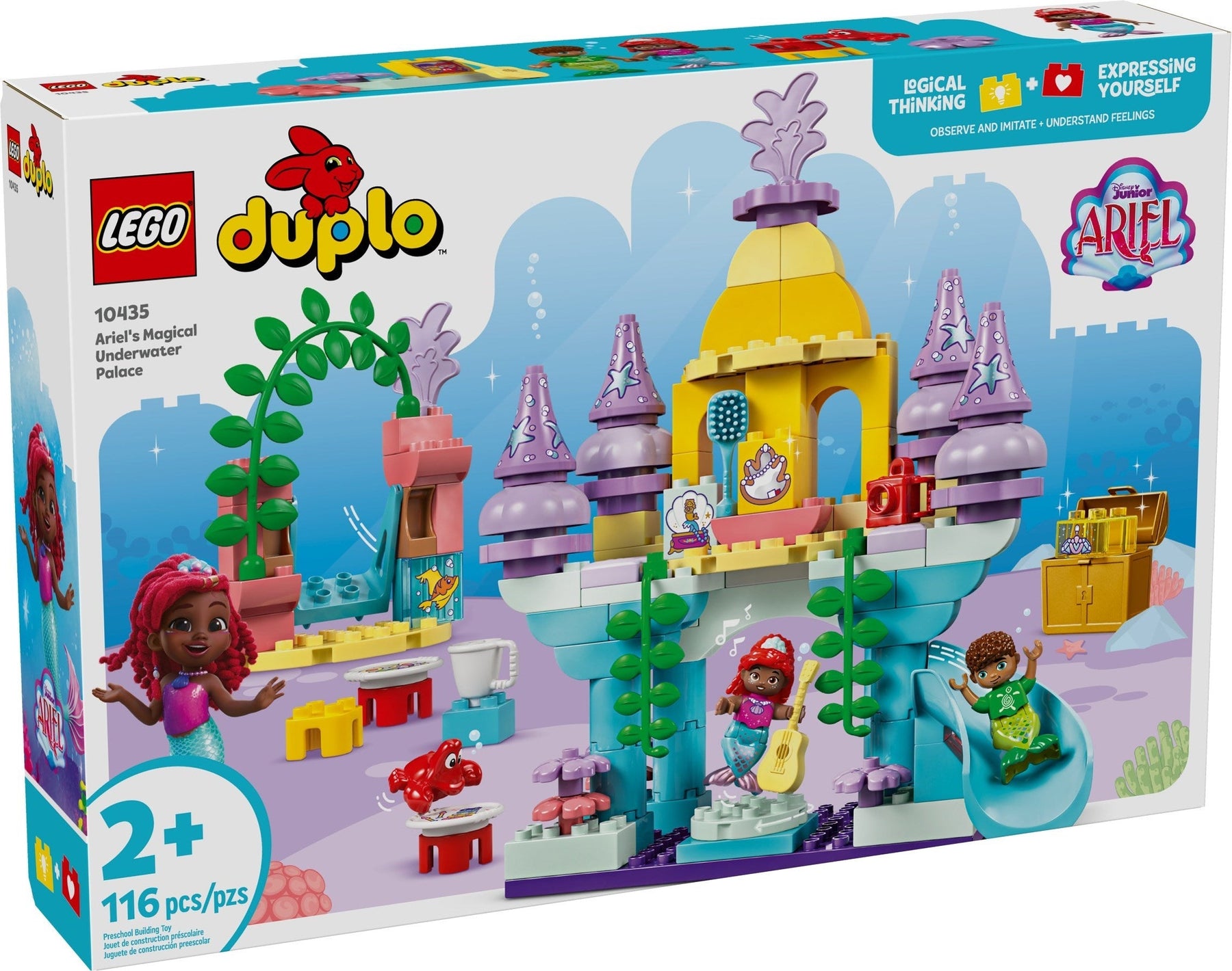 LEGO DUPLO 10435 Ariel’s Magical Underwater Palace - SuperSaverAU - view 1