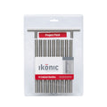 Ikonic 128mm Brushed Nickel Cupboard T-Handle - 10 Pack, Kitchen & Cabinet