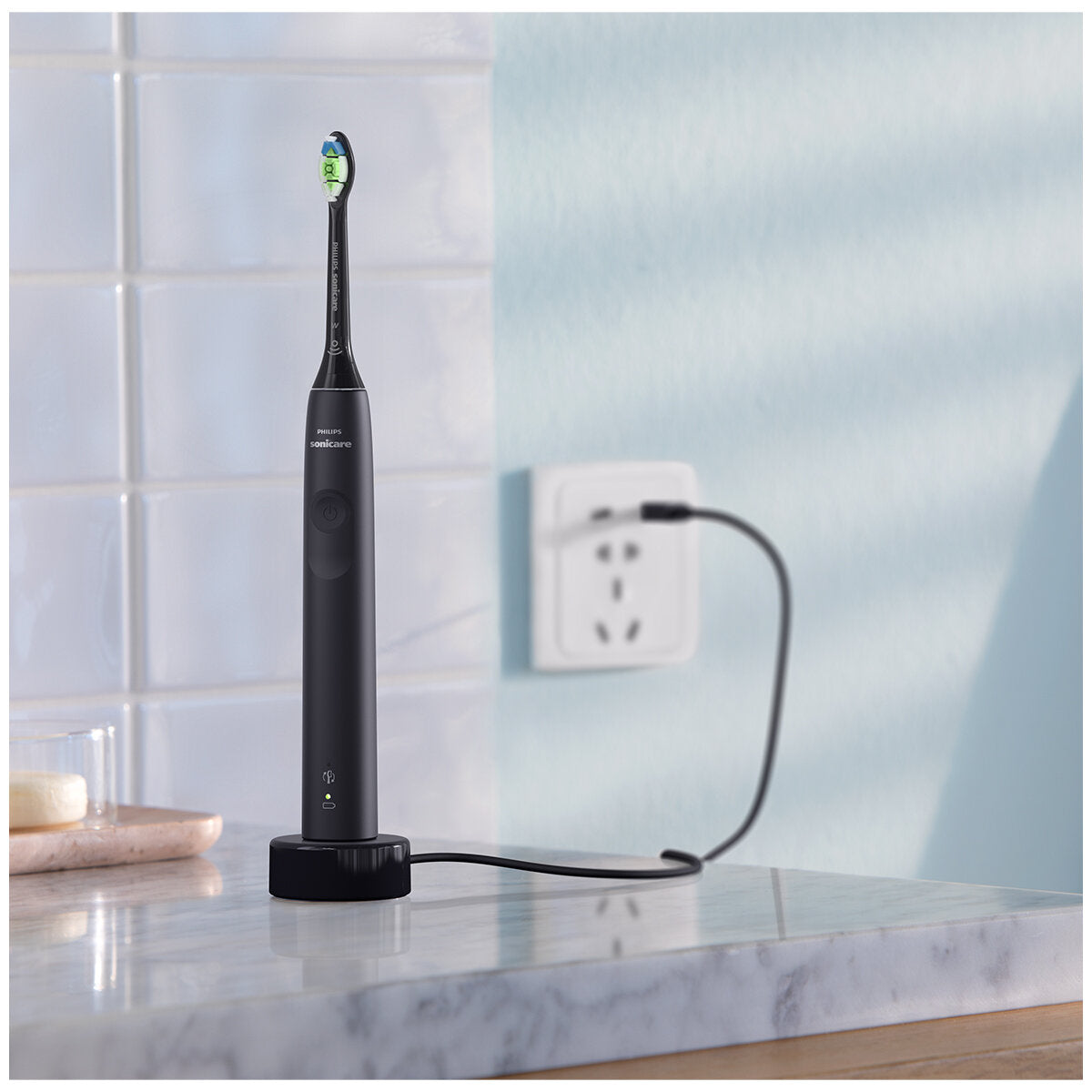 Philips Sonicare 3100 Range Black And White Bundle Pack Toothbrush