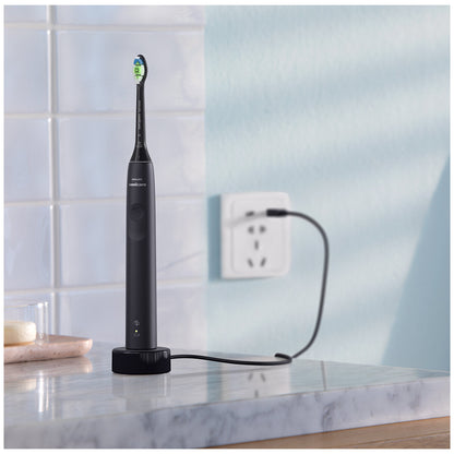 Philips Sonicare 3100 Range Black And White Bundle Pack Toothbrush