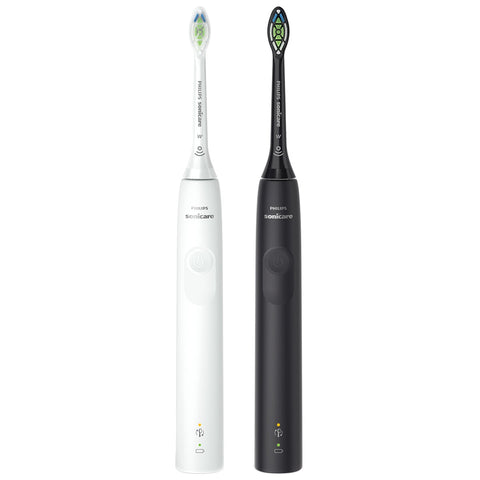 Philips Sonicare 3100 Range Black And White Bundle Pack Toothbrush - SuperSaverAU - view 2