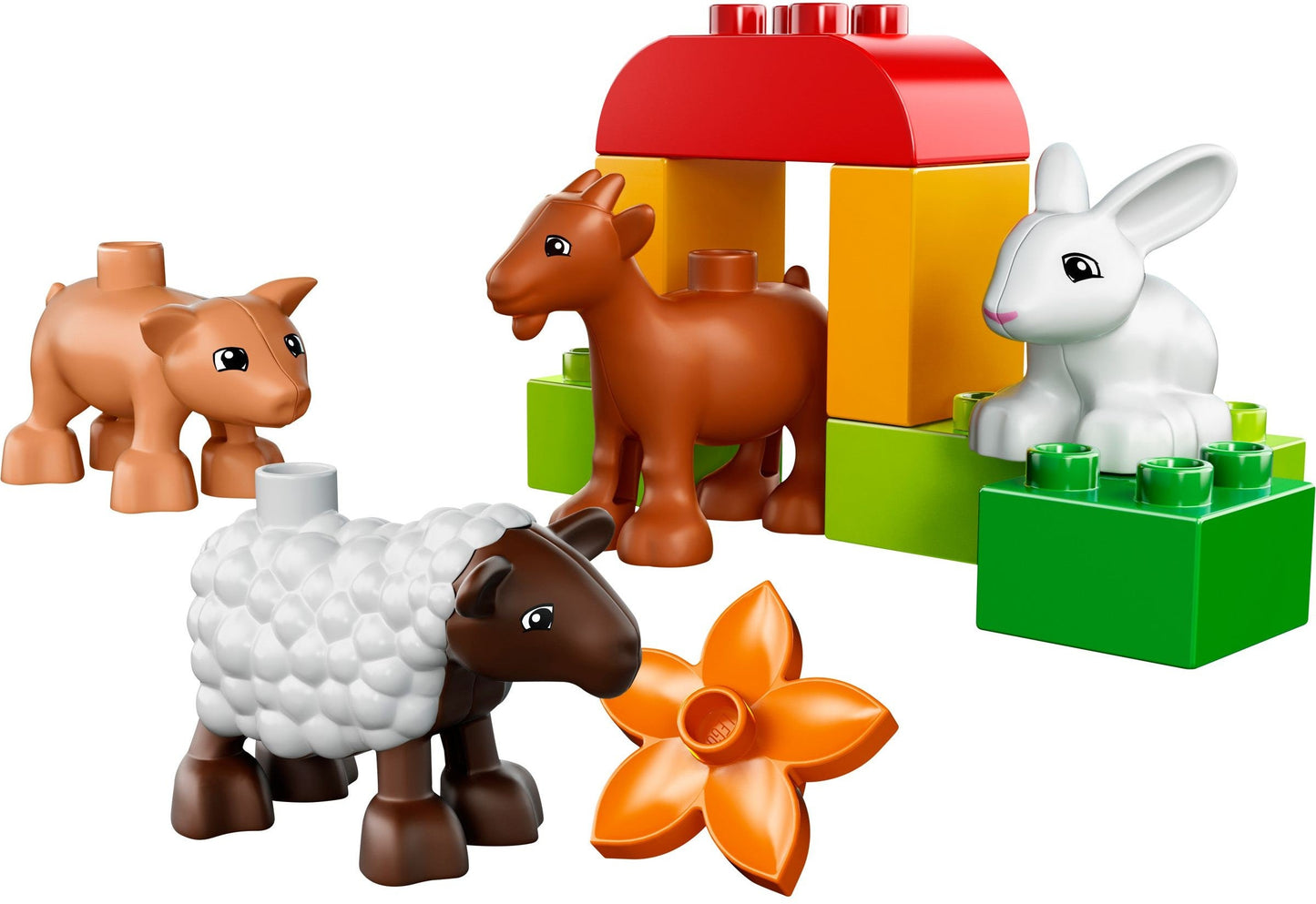 LEGO 10522 DUPLO Farm Animals Set with Shelter & Figures