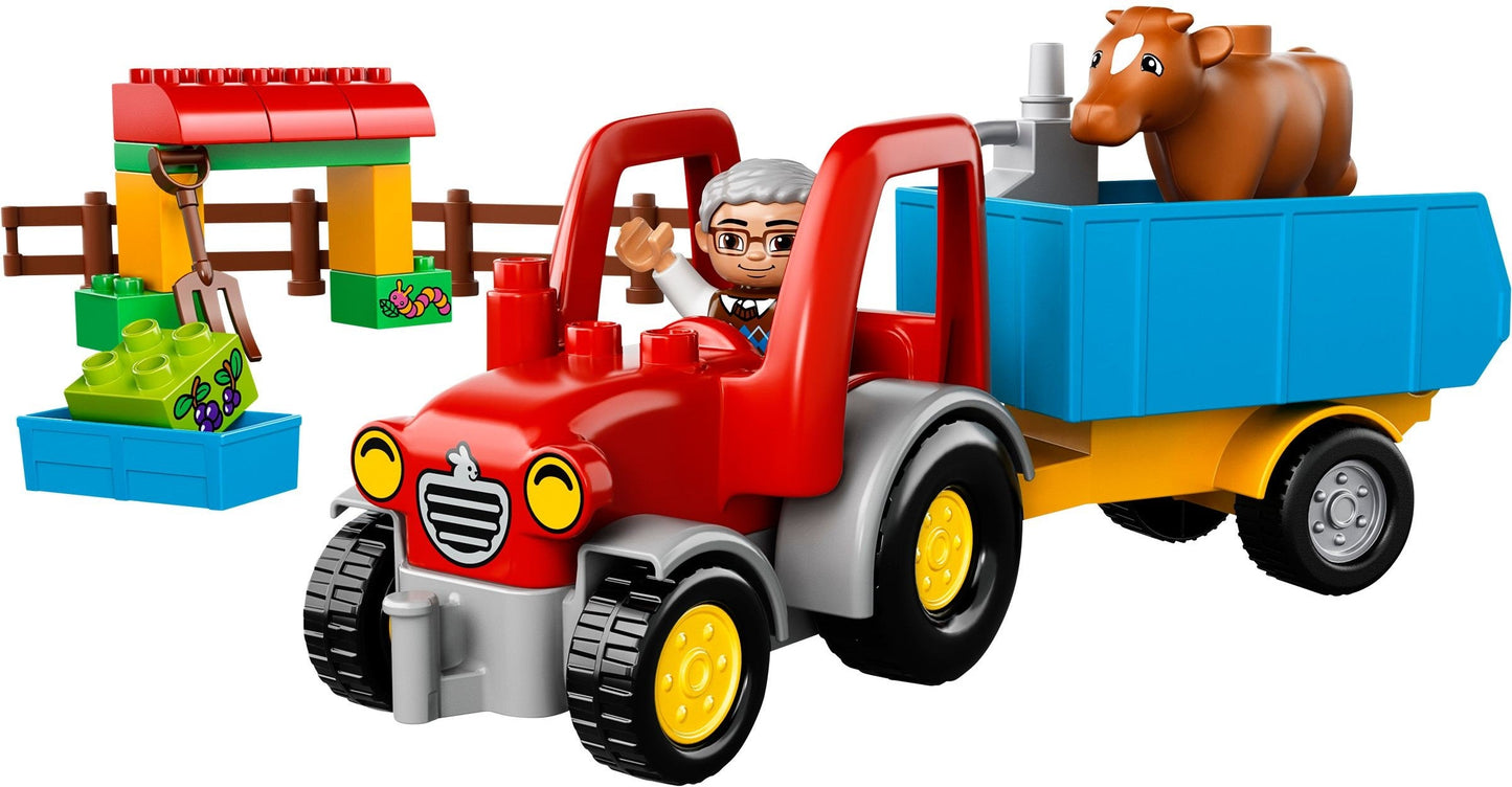 LEGO 10524 Farm Tractor & Trailer: Feed the Cow!