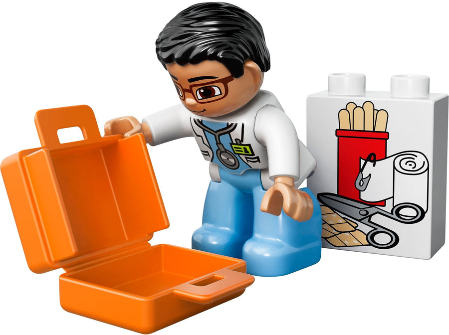LEGO 10527 Ambulance & Clinic Rescue - SuperSaverAU - view 1