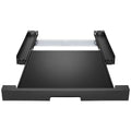 LG washer and dryer stacking kit with shelf - Matte Black finish - 70mm height - STKIT-MB