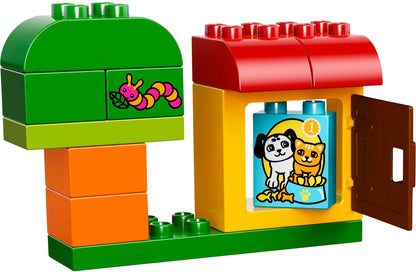 LEGO 10570 All-in-One Gift Set: DUPLO Bricks for Toddlers with Cat & Dog