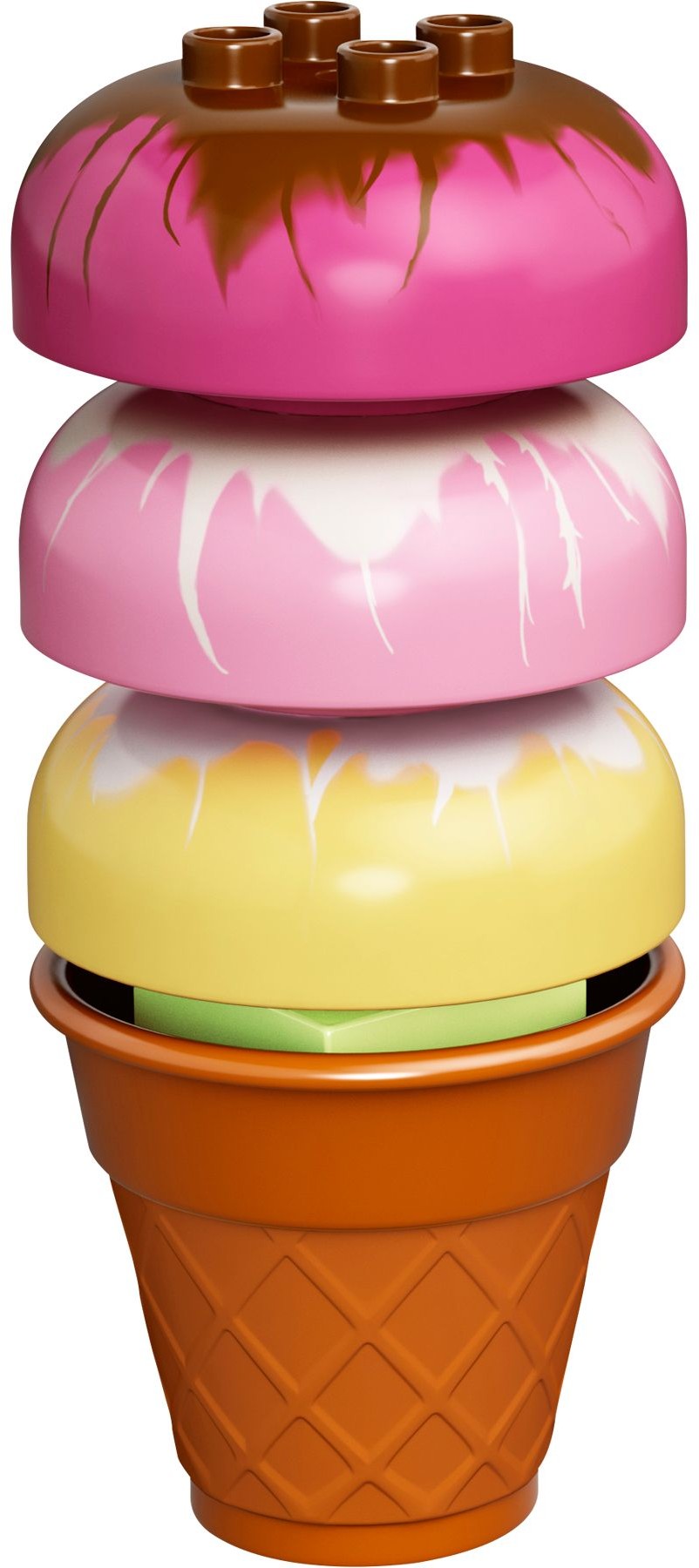 LEGO 10574 DUPLO Creative Ice Cream Cones Building Set - SuperSaverAU - view 1