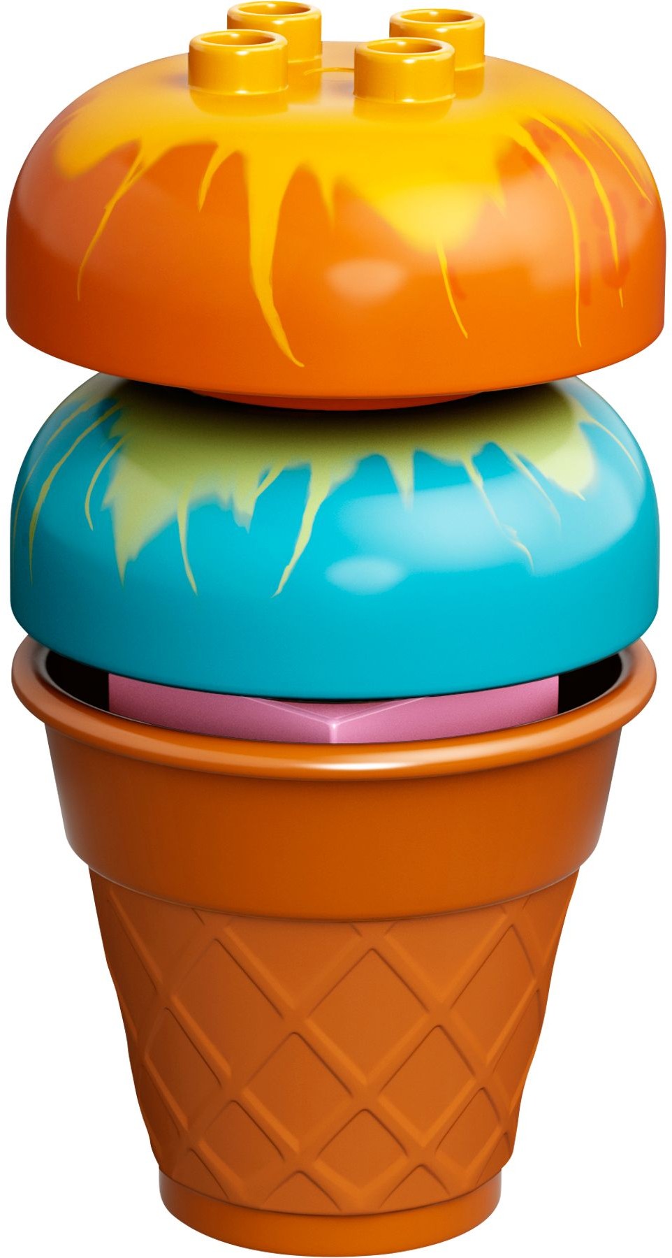 LEGO 10574 DUPLO Creative Ice Cream Cones Building Set - SuperSaverAU - view 2