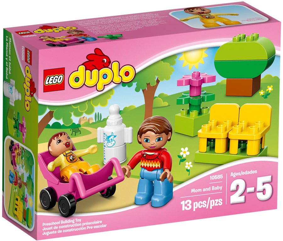 LEGO 10585 Mom & Baby Stroller Playset | DUPLO - SuperSaverAU - view 1