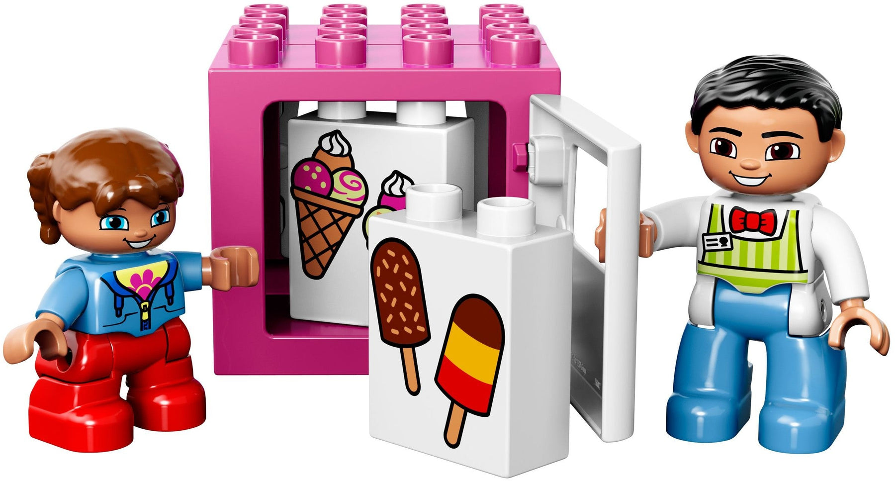 LEGO 10586 DUPLO Ice Cream Truck Playset with Figures - SuperSaverAU - view 3