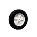 Move It 200mm Black Rubber Tyre With White Plastic Centre 70kg