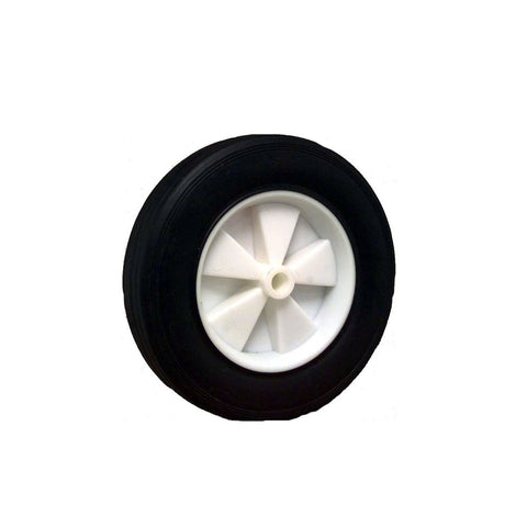 Move It 200mm Black Rubber Tyre with White Plastic Centre - 30kg Load Capacity - SuperSaverAU - view 1