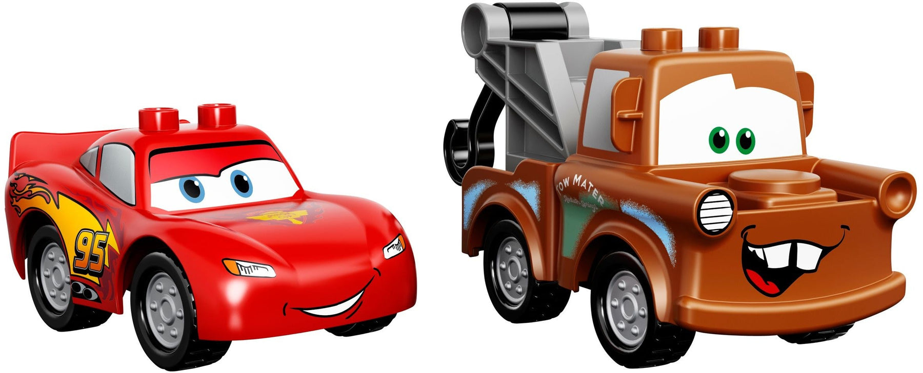 LEGO 10600 DUPLO Cars Lightning McQueen & Mater Race - SuperSaverAU - view 1