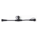 Brilliant Lighting T Piece Connector - 4-Pin RGB Garden Light Splitter - IP68 Waterproof - 15mm x 15mm x 100mm - Black - SuperSaverAU - view 2