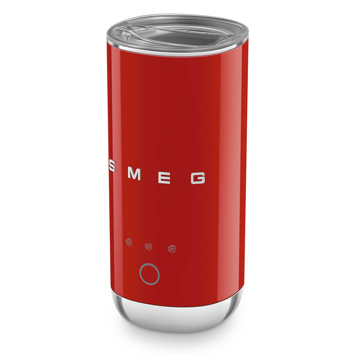 Smeg 50s Retro Style Milk Frother 180ml - Red, Hot Milk, Hot Froth and Cold Froth - MFF02RDAU