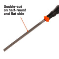 Crescent Nicholson Half Round Second Cut File 200mm 8" - Steel - SuperSaverAU - view 2