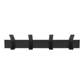 MODE 4 Hook Sliding Hat & Coat Rack, Black Board with Adjustable Hooks