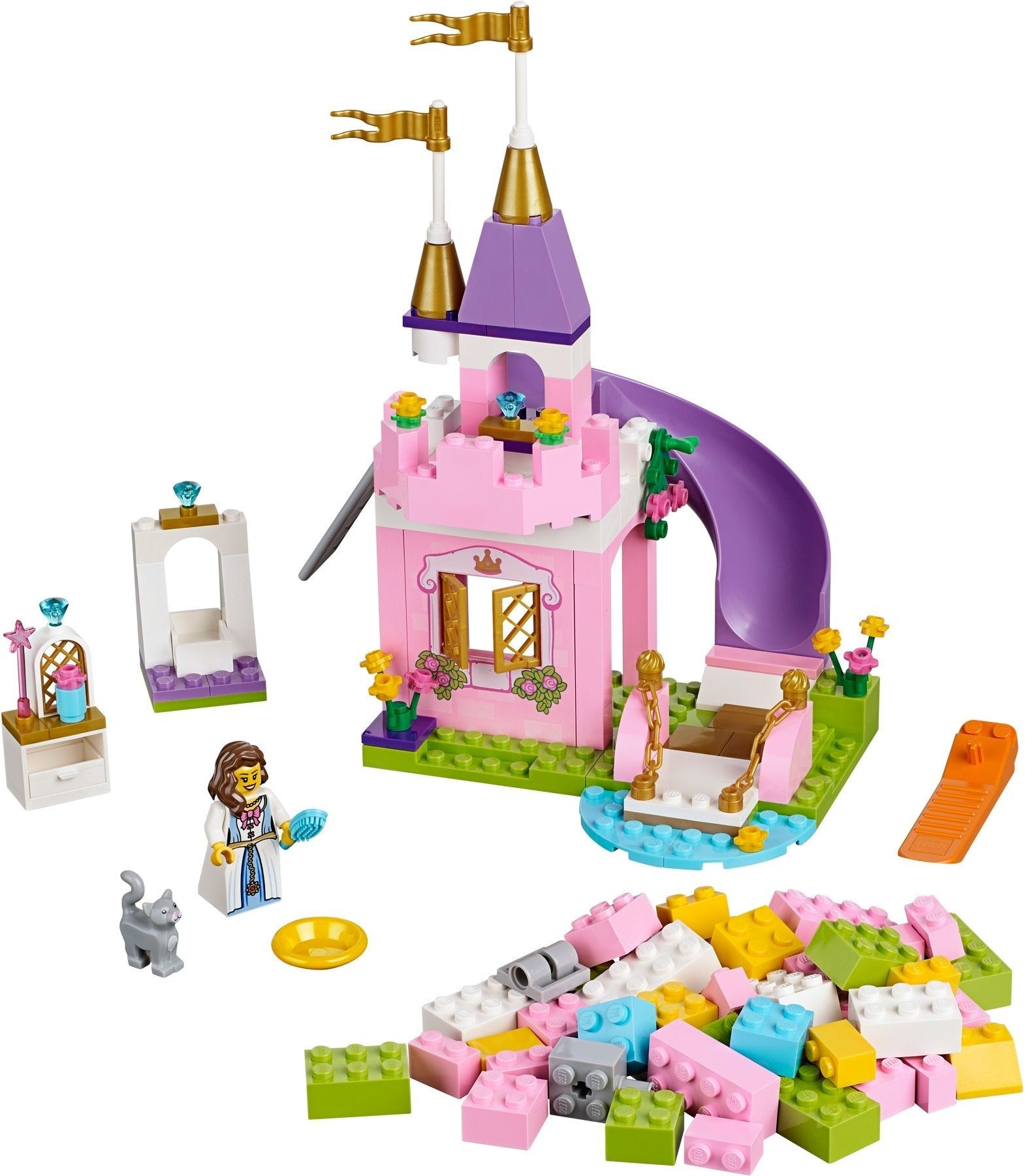 LEGO 10668 Princess Play Castle: Fairytale Fun with Slide & Cat - SuperSaverAU - view 5