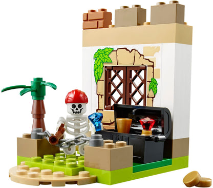 LEGO 10679 Pirate Treasure Hunt Island Fortress Building Set