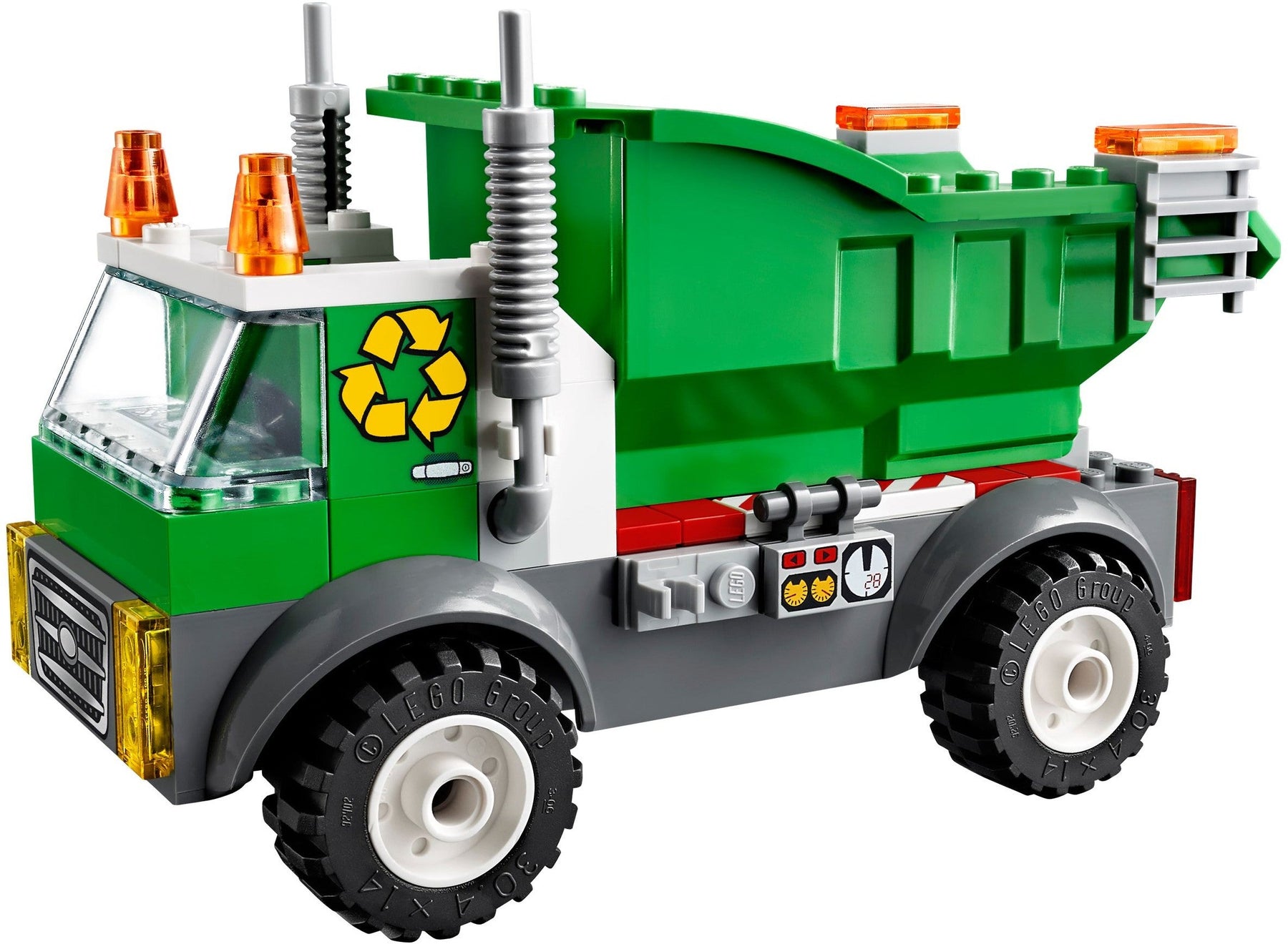LEGO 10680 Garbage Truck Play Set with Minifigures - SuperSaverAU - view 1