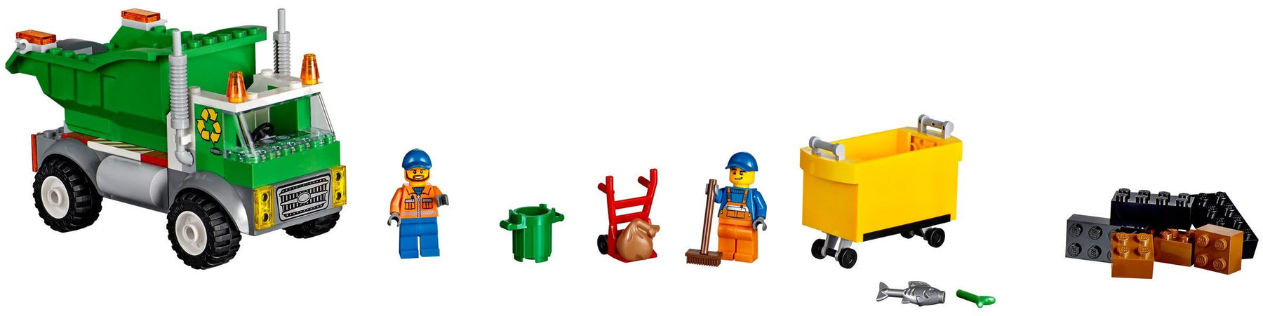 LEGO 10680 Garbage Truck Play Set with Minifigures - SuperSaverAU - view 6