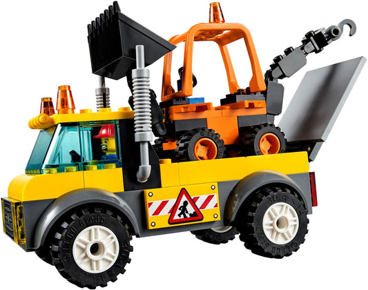 LEGO 10683 Road Work Truck & Mini Digger Playset