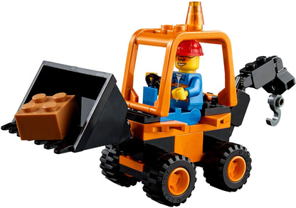 LEGO 10683 Road Work Truck & Mini Digger Playset