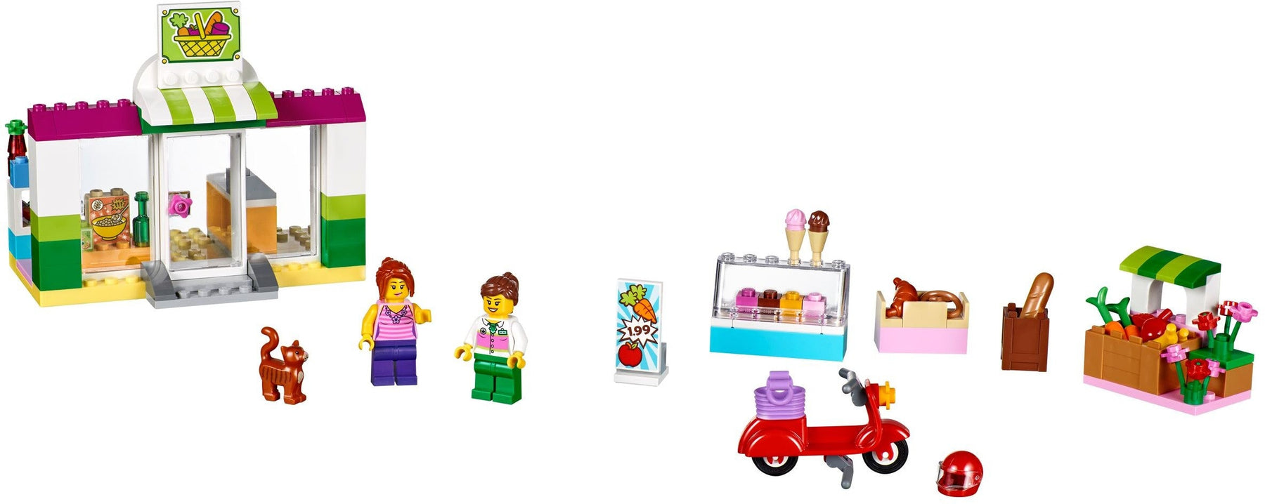 LEGO 10684 Supermarket Suitcase Playset with Minifigures - SuperSaverAU - view 6