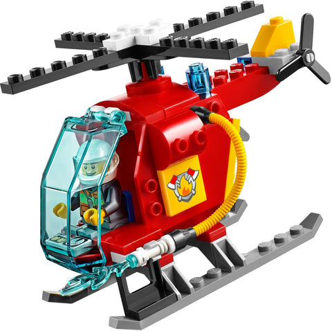 LEGO 10685 Fire Suitcase: Helicopter, Motorbike & Rescue Base - SuperSaverAU - view 1