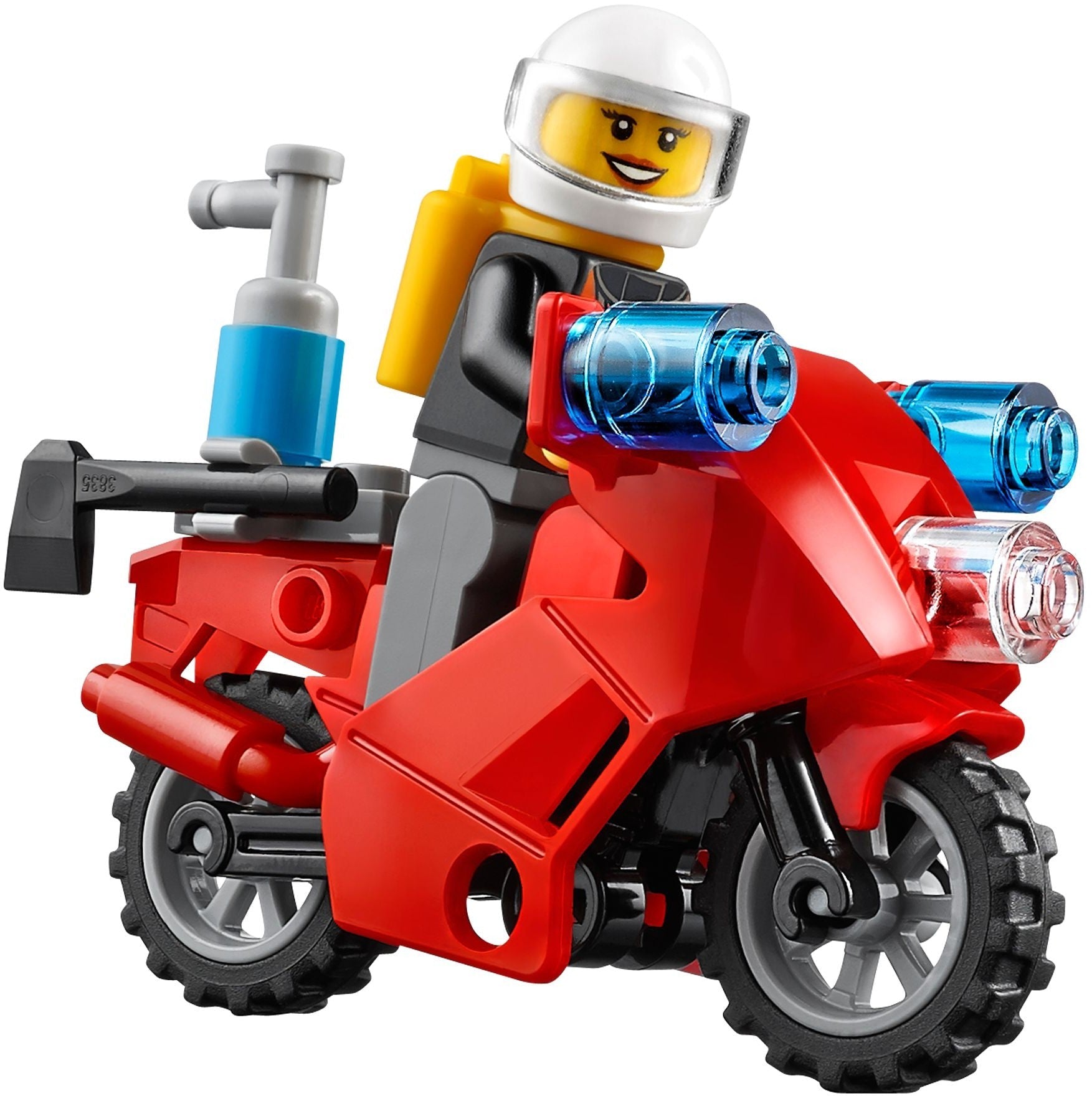 LEGO 10685 Fire Suitcase: Helicopter, Motorbike & Rescue Base - SuperSaverAU - view 3