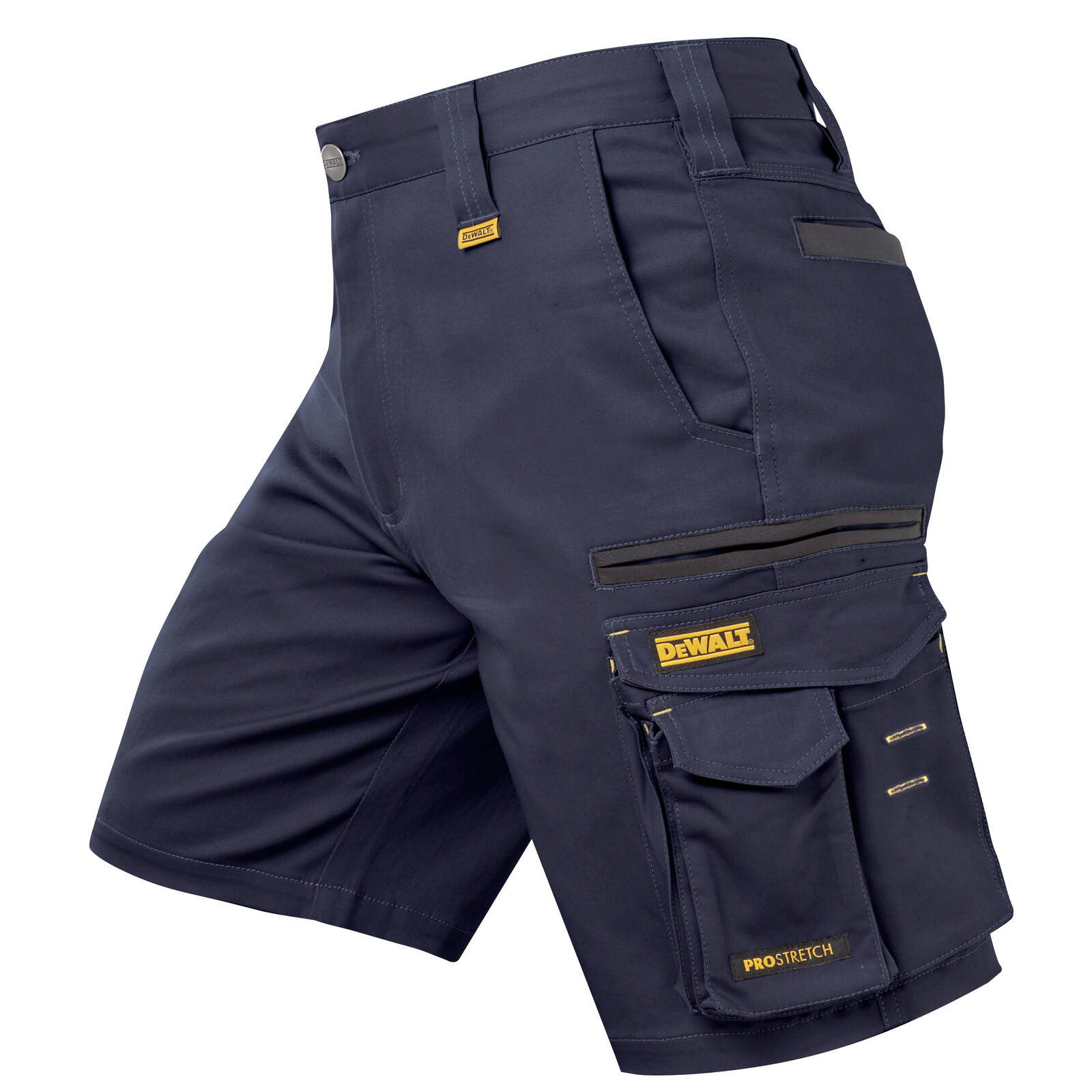 DeWALT Bennington PROStretch Work Shorts Size 34 Navy Cotton Spandex