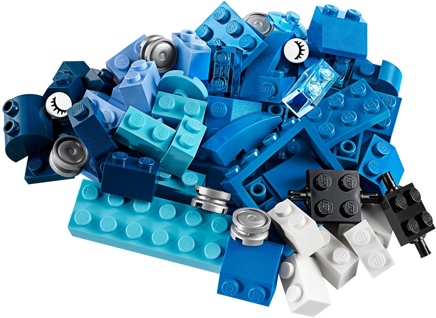 LEGO 10706 Blue Creativity Box: 75+ Pieces for Kids & Adults