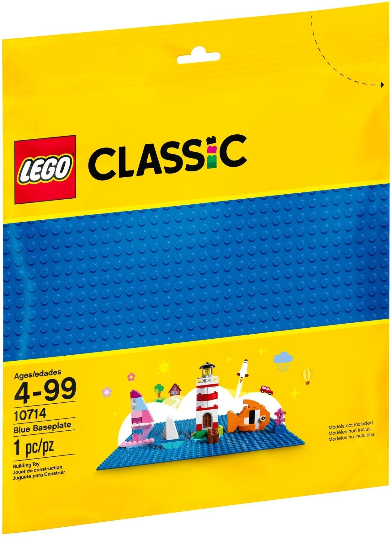 LEGO Classic 10714 Blue Baseplate 32x32- Auzzi Store