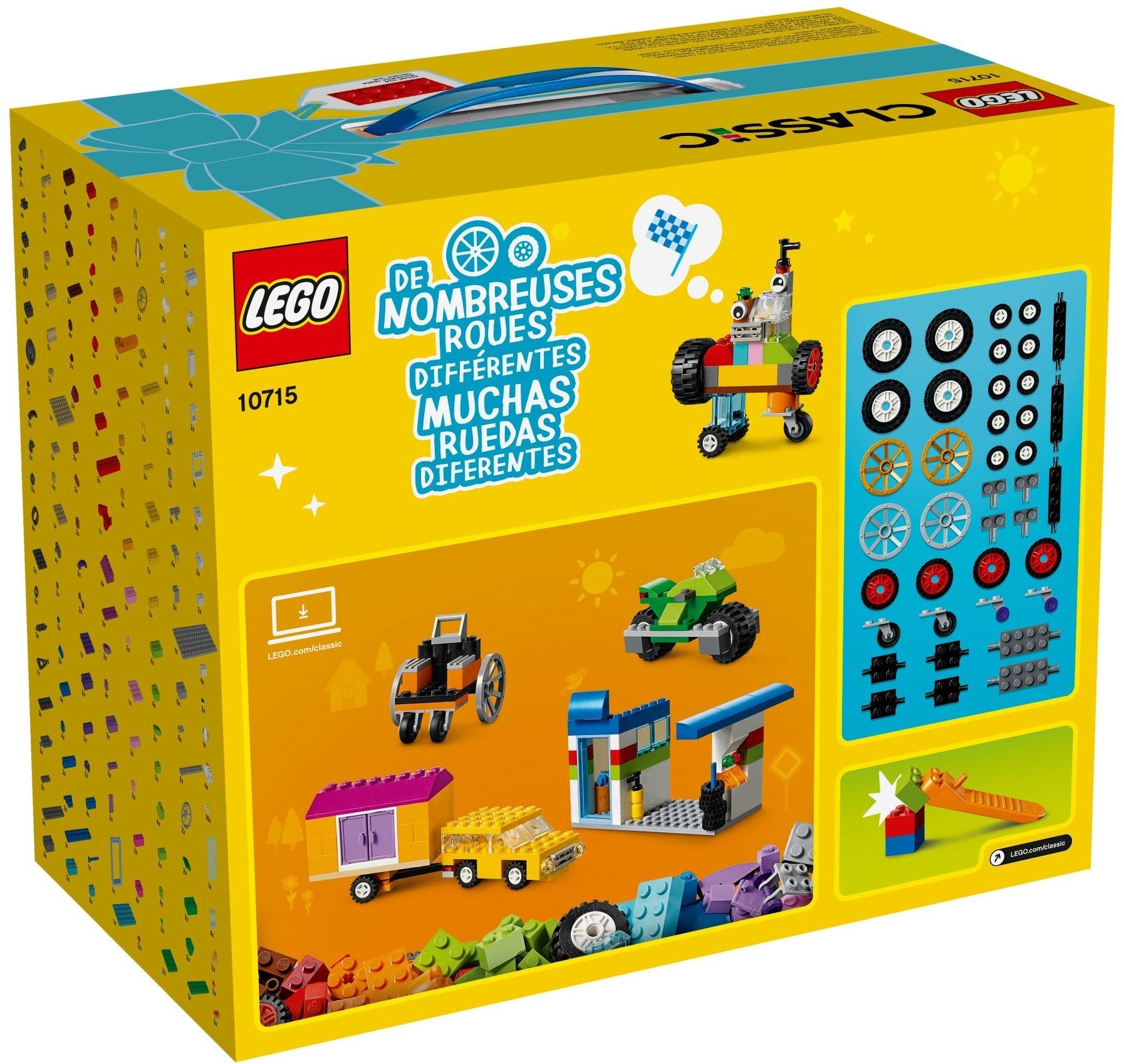 LEGO 10715 Bricks on a Roll | Wheels & Tires Building Set - SuperSaverAU - view 2