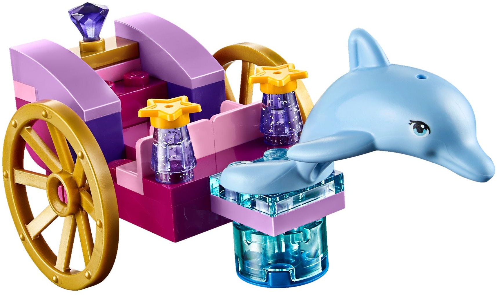 LEGO 10723 Ariel's Dolphin Carriage & Castle Playset - SuperSaverAU - view 2