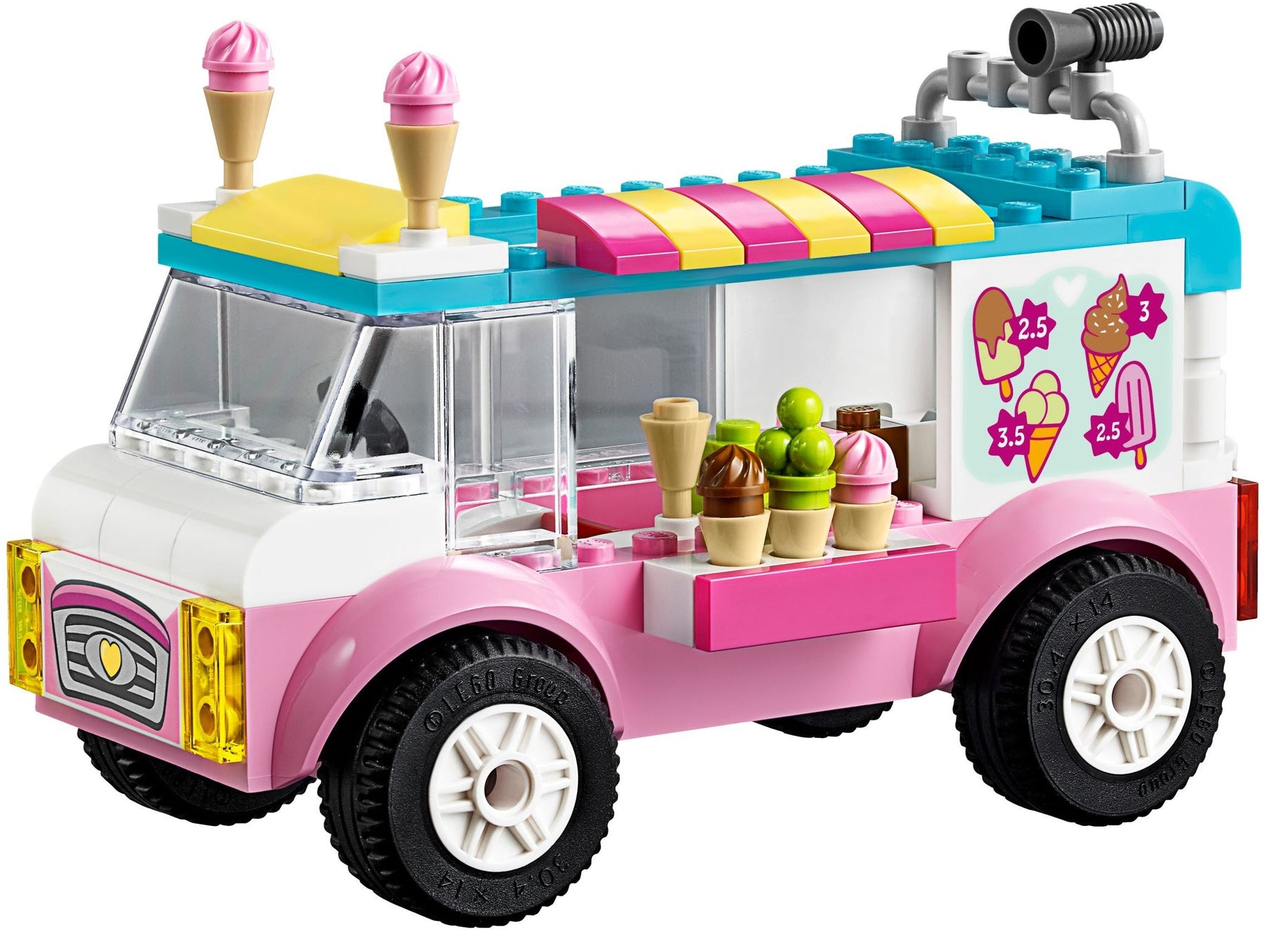 LEGO 10727 Emma's Ice Cream Truck Playset - Building Toy for Kids 4-7 - SuperSaverAU - view 1