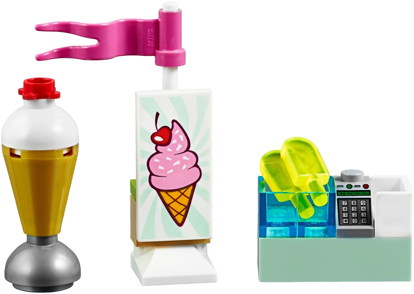 LEGO 10727 Emma's Ice Cream Truck Playset - Building Toy for Kids 4-7