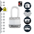 Master Lock 45mm Magnum Laminated Steel Padlock 38mm Long Shackle