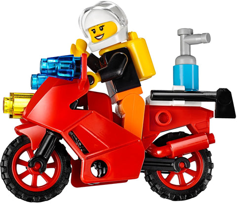 LEGO 10740 Fire Patrol Suitcase: Fire Truck & Burning Building Set - SuperSaverAU - view 1