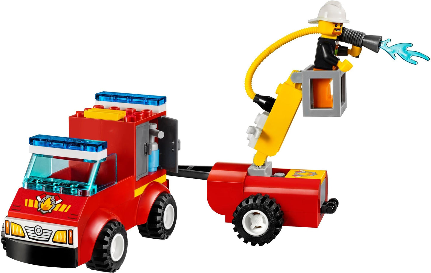 LEGO 10740 Fire Patrol Suitcase: Fire Truck & Burning Building Set