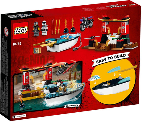 LEGO 10755 Zane's Ninja Boat Pursuit: Temple & Motorbike Chase - SuperSaverAU - view 1